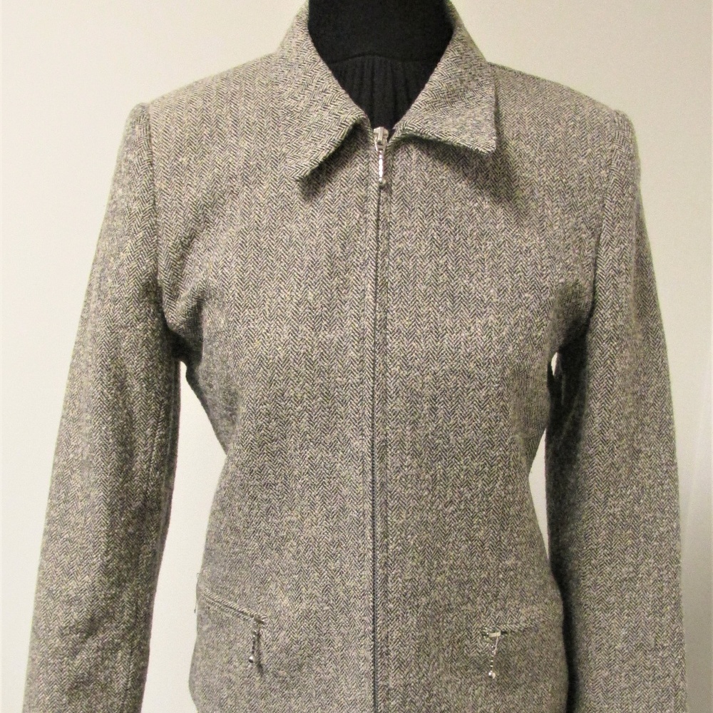 J.London Women's Wool Zipper Jacket/Blazer Size 6